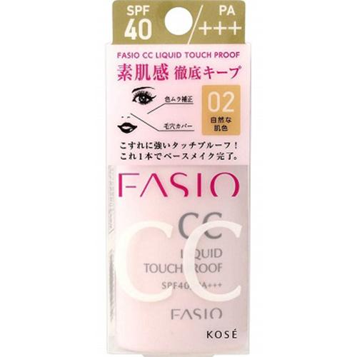 Kose Fasio CC Liquid Touch Proof SPF40/PA+++ - 01 - Harajuku Culture Japan - Japanease Products Store Beauty and Stationery