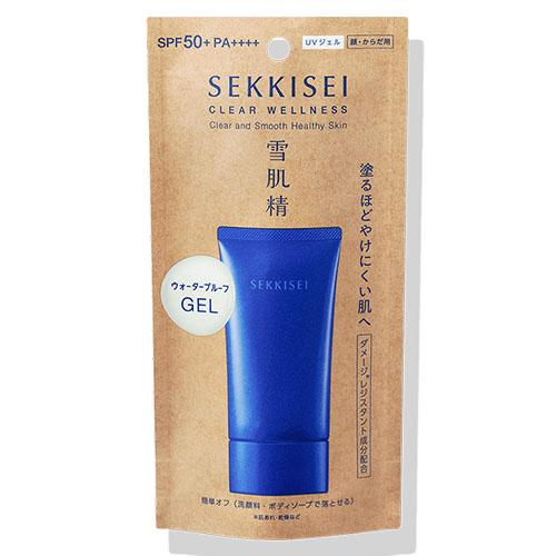 Sekkisei Clear Wellness UV Defense Gel SPF50+/ PA++++ 70g - Harajuku Culture Japan - Japanease Products Store Beauty and Stationery