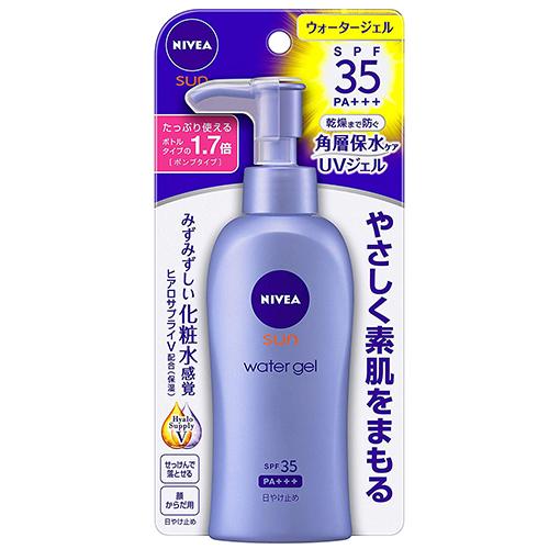 Nivea Sun Protect Water Gel Pump SPF 35/PA+++ 140ml - Harajuku Culture Japan - Japanease Products Store Beauty and Stationery