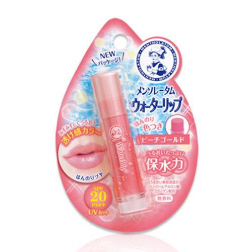 Rohto Mentholatum Water Lip 4.5g SPF20PA++ - Peach Gold - Harajuku Culture Japan - Japanease Products Store Beauty and Stationery