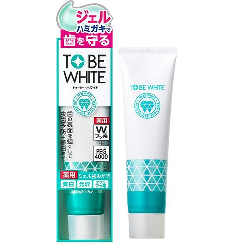 To Be White Medicated Whitening Tooth Gel For Electric Tooth Brush - 100g - Harajuku Culture Japan - Japanease Products Store Beauty and Stationery