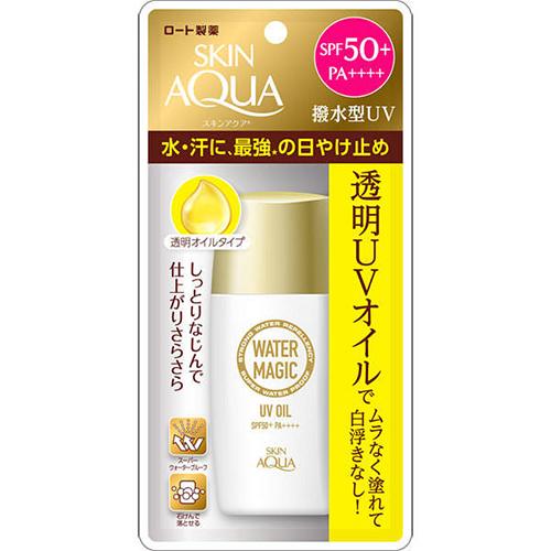 Skin Aqua Rohto Sunscreen Water Magic UV Oil SPF50+/PA++++ 50ml - Harajuku Culture Japan - Japanease Products Store Beauty and Stationery