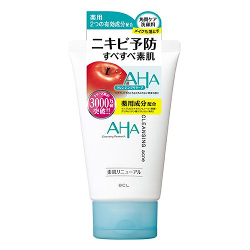 Cleansing Research AHA Face Wash 120g - Medicated Acne - Harajuku Culture Japan - Japanease Products Store Beauty and Stationery