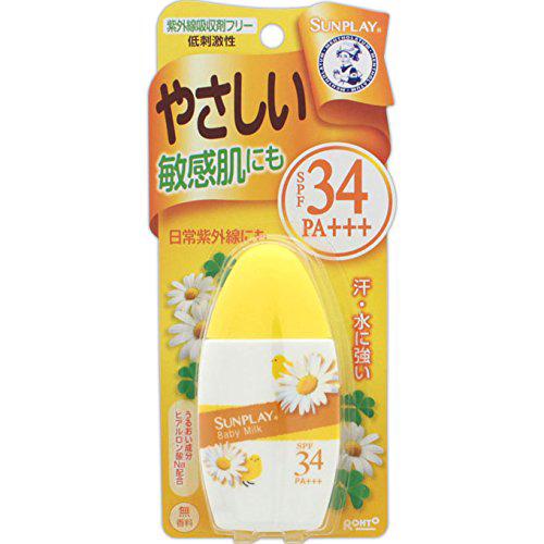 Mentholatum Sunplay Sunscreen 30g - Baby Milk - Harajuku Culture Japan - Japanease Products Store Beauty and Stationery