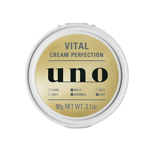 Shiseido UNO Face Care Vital Cream Perfection 90g - Harajuku Culture Japan - Japanease Products Store Beauty and Stationery