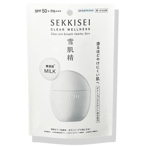 Sekkisei Clear Wellness UV Defense Milk SPF50+/ PA+++ 50ml - Mild - Harajuku Culture Japan - Japanease Products Store Beauty and Stationery