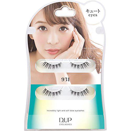 D-UP False Eyelashes Secret Line Air - Cute Eyes 931 - Harajuku Culture Japan - Japanease Products Store Beauty and Stationery