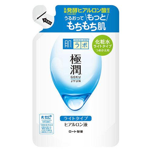 Rohto Hadalabo Gokujun Hyaluronic Acid Skin Lotion 170ml - Light - Refill - Harajuku Culture Japan - Japanease Products Store Beauty and Stationery