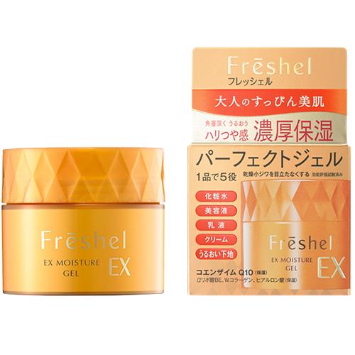 Kanebo Freshel Aqua Moisture Gel N - 80g - EX Moist - Harajuku Culture Japan - Japanease Products Store Beauty and Stationery