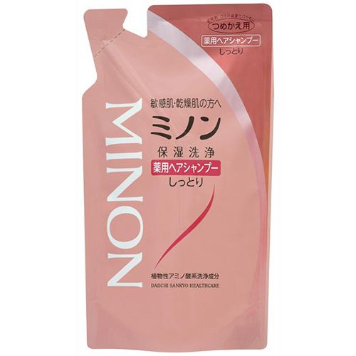 Minon Medicated Hair Shampoo - 380ml - Refill - Harajuku Culture Japan - Japanease Products Store Beauty and Stationery