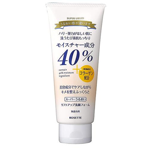 Rosette 40% Super Uruoi Lift Up Face Wash - 168g - Harajuku Culture Japan - Japanease Products Store Beauty and Stationery