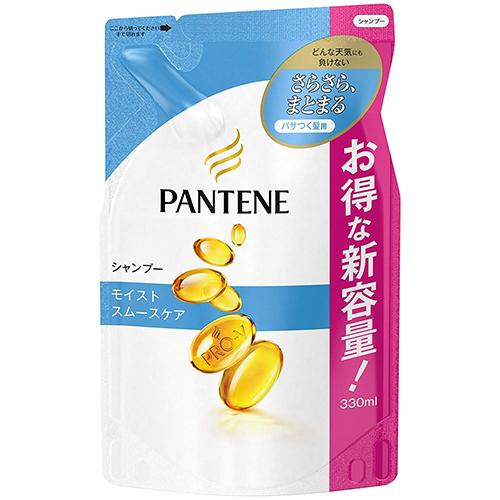 Pantene New Shampoo 330ml - Moist Smooth Care - Refill - Harajuku Culture Japan - Japanease Products Store Beauty and Stationery