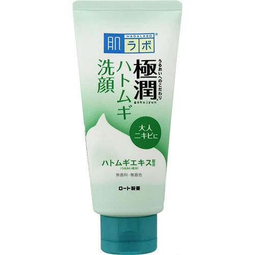 Rohto Hadalabo Hatomugi Face Wash - 100g - Harajuku Culture Japan - Japanease Products Store Beauty and Stationery