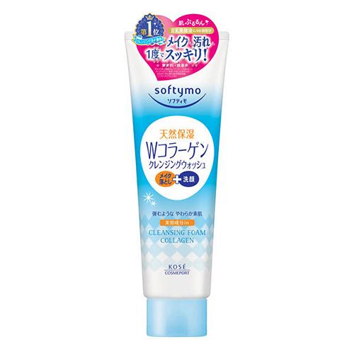 Kose Cosmeport Softymo Cleansing Wash 190g - Collagen - Harajuku Culture Japan - Japanease Products Store Beauty and Stationery