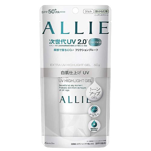 Kanebo Allie New Friction and Super Water Proof Extra UV Higt Light Gel SPF 50+PA++++ 60g - Harajuku Culture Japan - Japanease Products Store Beauty and Stationery