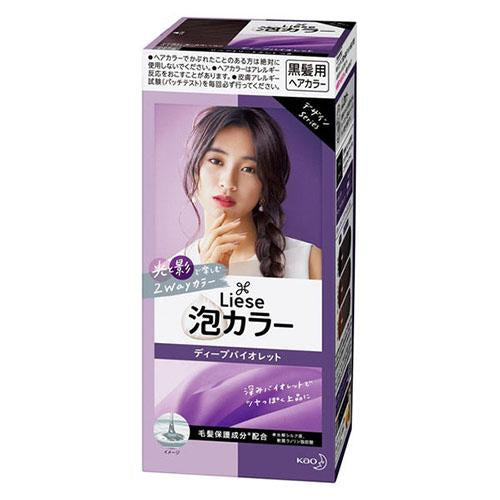 Liese Kao Bubble Hair Color Prettia - Deep Violet - Harajuku Culture Japan - Japanease Products Store Beauty and Stationery