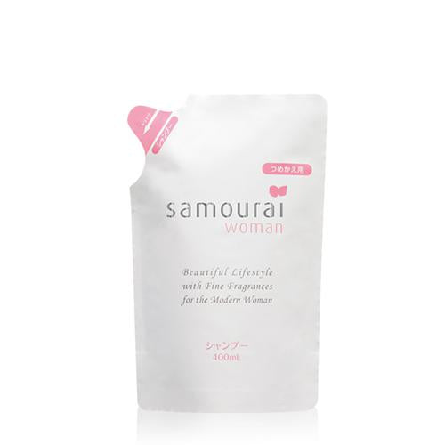 Samourai Woman Hair Shampoo 400ml - Refill - Harajuku Culture Japan - Japanease Products Store Beauty and Stationery