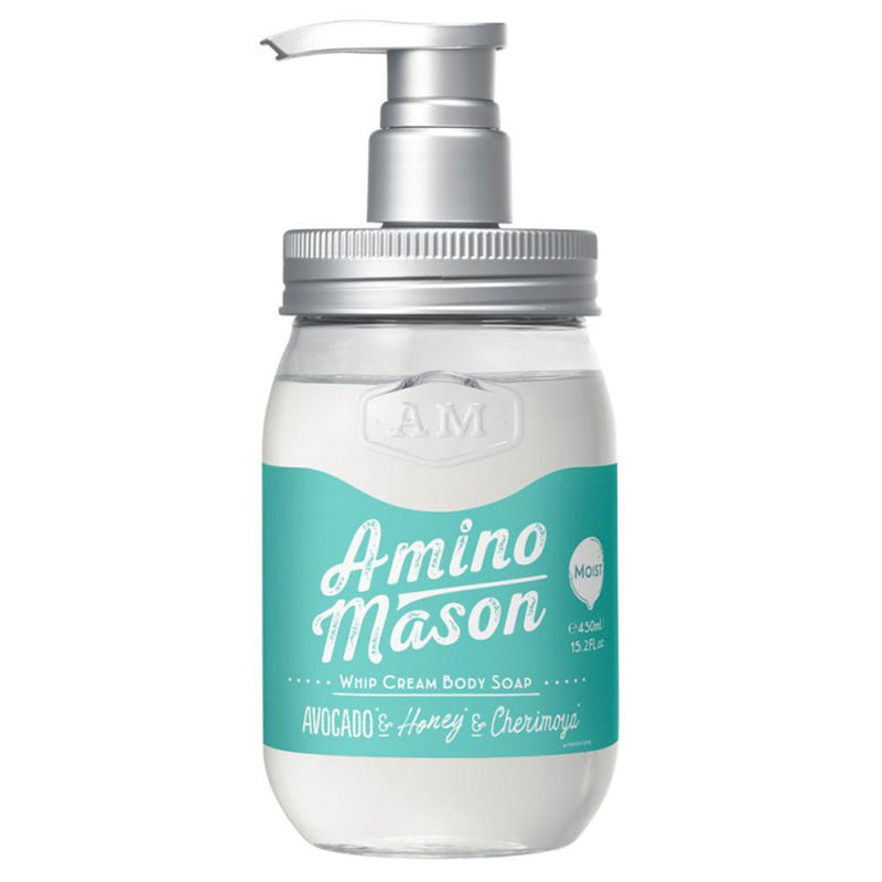 Stella Seed Amino Mason Whip Cream Body Soap 450ml - Moist - Harajuku Culture Japan - Japanease Products Store Beauty and Stationery