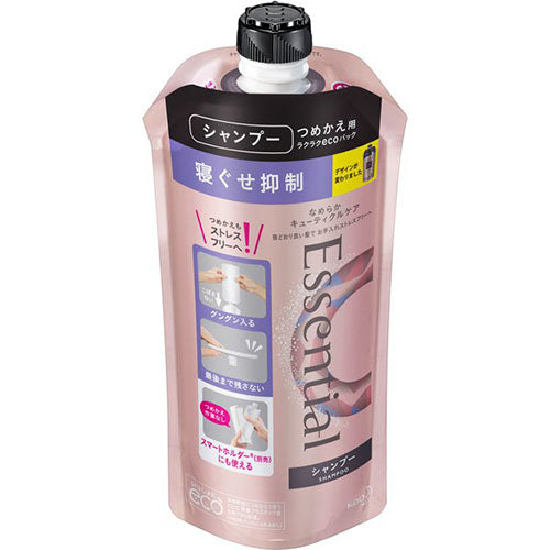 Kao Essential Smart Style Cuticle Care Shampoo Rifill 340ml - Aqua Floral