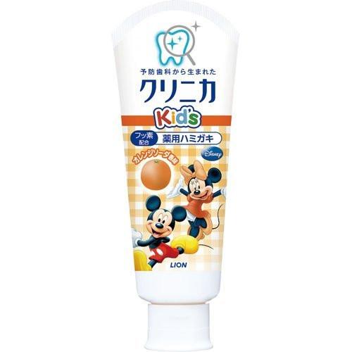 Tooth Care Toothpaste Lion Clinica Kid's 60g - Orange Soda - Harajuku Culture Japan - Japanease Products Store Beauty and Stationery