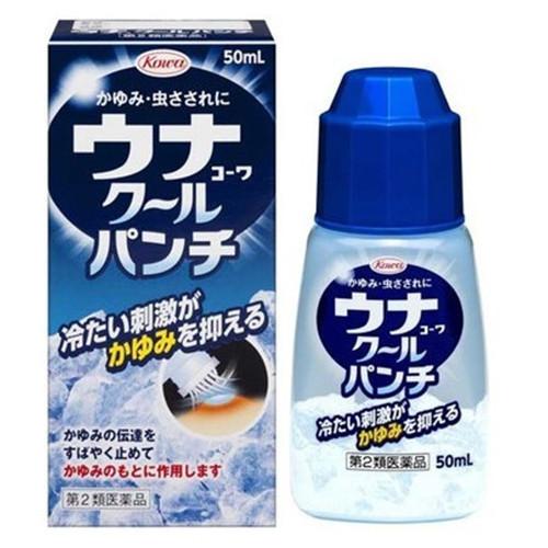 Una Kowa Cool Punch Anti-Itch Medication Cream - 50ml - Harajuku Culture Japan - Japanease Products Store Beauty and Stationery