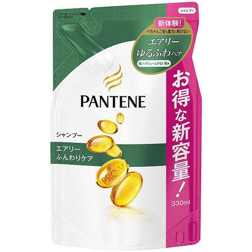 Pantene New Shampoo 330ml - Airy Softly Care - Refill - Harajuku Culture Japan - Japanease Products Store Beauty and Stationery