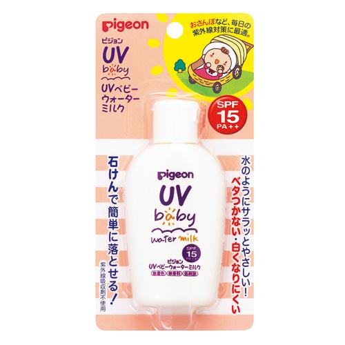 Pigeon Baby UV Water Milk SPF 15 PA ++ - 60g - Harajuku Culture Japan - Japanease Products Store Beauty and Stationery