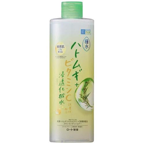 Rohto Hadalabo Kiwamizu Hatomugi VC Skin Lotion - 400ml - Harajuku Culture Japan - Japanease Products Store Beauty and Stationery