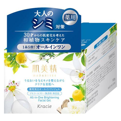 Hadabisei Medicated Whitening All In One Gel - 100g - Harajuku Culture Japan - Japanease Products Store Beauty and Stationery