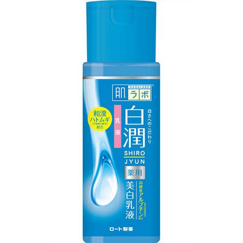 Rohto Hadalabo Shirojun Wakan Hatomugi Essence Milky Lotion 140ml - Harajuku Culture Japan - Japanease Products Store Beauty and Stationery