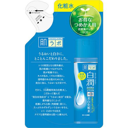 Rohto Hadalabo Shirojun Wakan Hatomugi Essence Medicinal Whitening Lotion 170ml - Refill - Harajuku Culture Japan - Japanease Products Store Beauty and Stationery