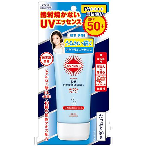 Kose Sunscreen Suncut UV Protect Essence 50 SPF 50 + PA ++++ 80g - Harajuku Culture Japan - Japanease Products Store Beauty and Stationery