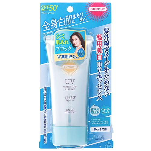 Kose Sunscreen Suncut UV Whitening Essence 50 SPF 50 + PA ++++ 80g - Harajuku Culture Japan - Japanease Products Store Beauty and Stationery