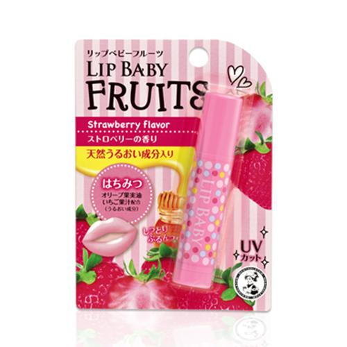 Rohto Mentholatum Lip Baby Fruit 4.5g - Strawberry Scent - Harajuku Culture Japan - Japanease Products Store Beauty and Stationery