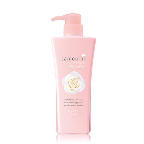 Samourai Woman Hair Shampoo 550ml - White Rose - Harajuku Culture Japan - Japanease Products Store Beauty and Stationery