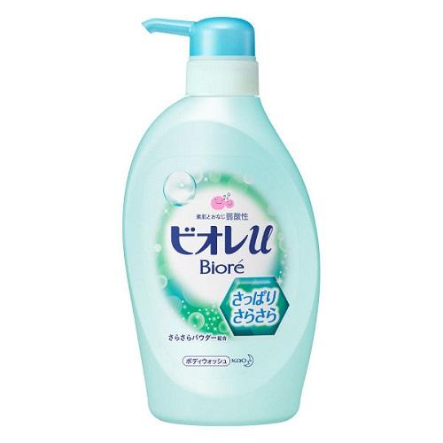 Biore U Body Wash Pump 480ml - Refreshingly - Harajuku Culture Japan - Japanease Products Store Beauty and Stationery