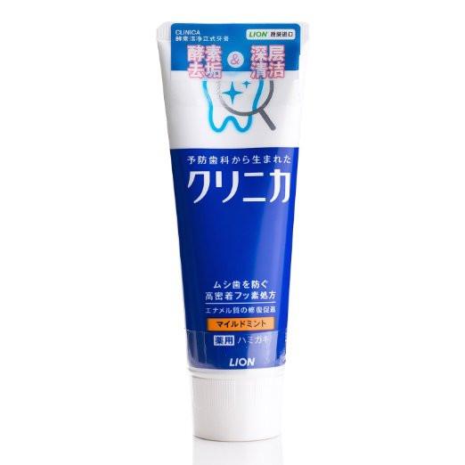 Tooth Care Toothpaste Lion Clinica 130g - Mild Mint - Harajuku Culture Japan - Japanease Products Store Beauty and Stationery