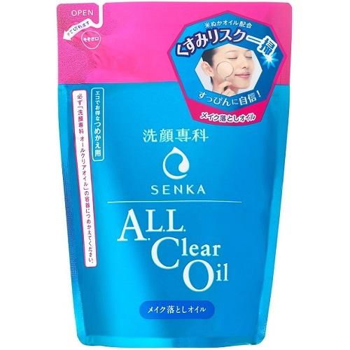 Shiseido Senka All Clear Oil (Makeup Removal Oil) Refill - 180ml - Harajuku Culture Japan - Japanease Products Store Beauty and Stationery