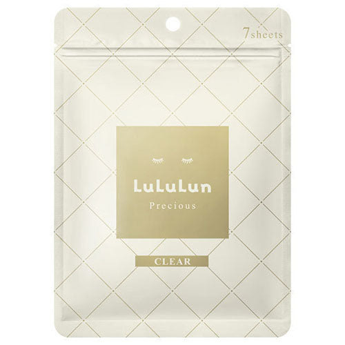 Lululun Precious Face Mask 7pcs Aging Care - White - Thorough transparency type