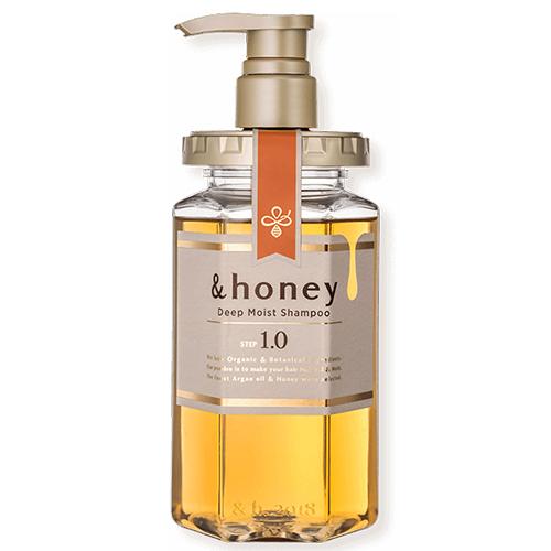 &honey Deep Moist Hair Shampoo Step1.0 (Moist Wash) Pump 440ml - Peony Honey Scent - Harajuku Culture Japan - Japanease Products Store Beauty and Stationery