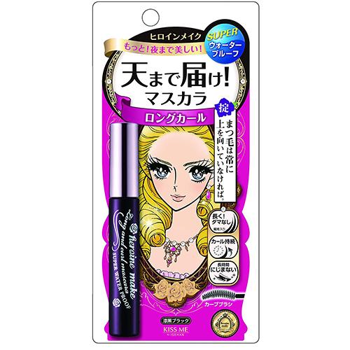 KissMe Isehan Heroine Make Long & Curl Mascara Super Water Proof - Harajuku Culture Japan - Japanease Products Store Beauty and Stationery