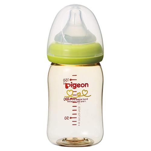 Pigeon Baby Bottle Plastic - 160ml - Light Green - Harajuku Culture Japan - Japanease Products Store Beauty and Stationery