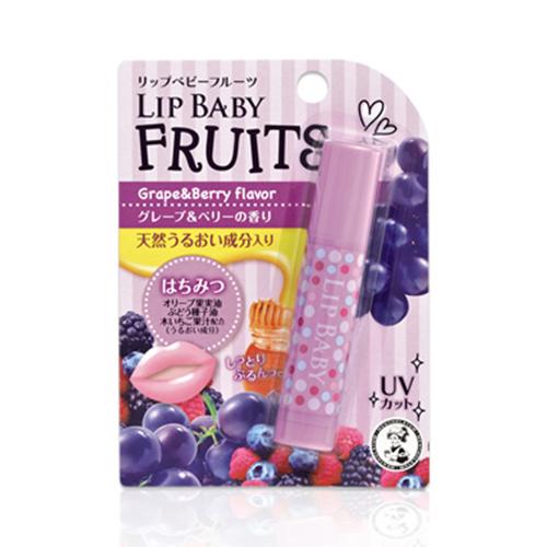 Rohto Mentholatum Lip Baby Fruit 4.5g - Grape �E�Eberry scent - Harajuku Culture Japan - Japanease Products Store Beauty and Stationery