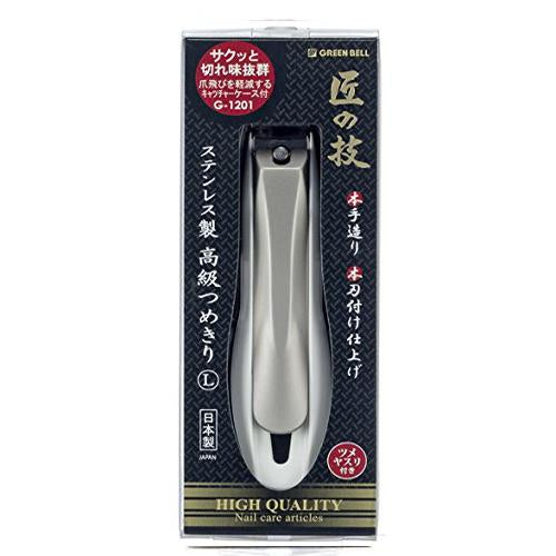 Takumi No Waza Nail Clipper Stainless L - G-1201 - Harajuku Culture Japan - Japanease Products Store Beauty and Stationery