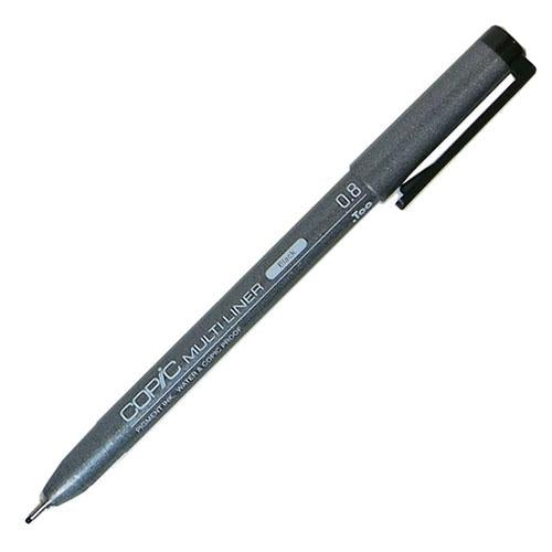 Copic Multiliner Black Ink Marker - 0.8 mm - Harajuku Culture Japan - Japanease Products Store Beauty and Stationery