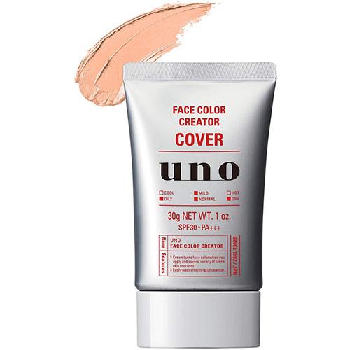 Shiseido UNO BB Cream Face Color Creator - 30g - Harajuku Culture Japan - Japanease Products Store Beauty and Stationery