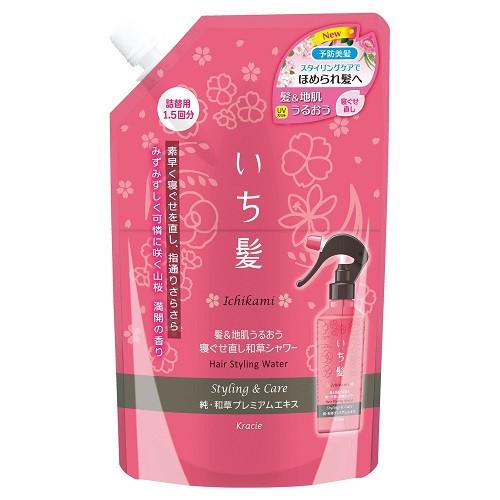 kracie Ichigami Bedhead Spray Wakagusa Shower  375ml  Refill - Harajuku Culture Japan - Japanease Products Store Beauty and Stationery