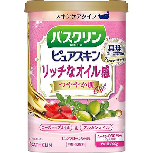 Bathclin Bath Salts Pure Skin - 600g - Harajuku Culture Japan - Japanease Products Store Beauty and Stationery