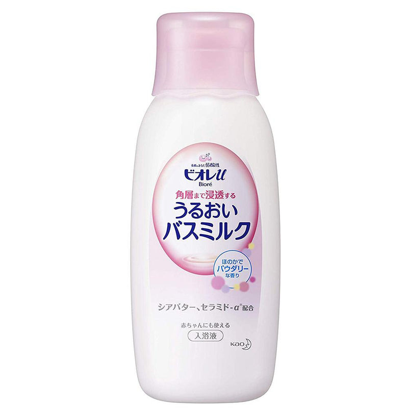 Biore U Moisturizing Bath Milk 600ml - Powdery - Harajuku Culture Japan - Japanease Products Store Beauty and Stationery