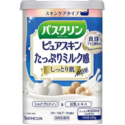 Bathclin Bath Salts Pure Skin - 600g - Harajuku Culture Japan - Japanease Products Store Beauty and Stationery